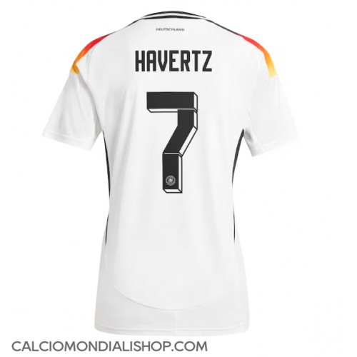 Maglie da calcio Germania Kai Havertz #7 Prima Maglia Europei 2024 Manica Corta